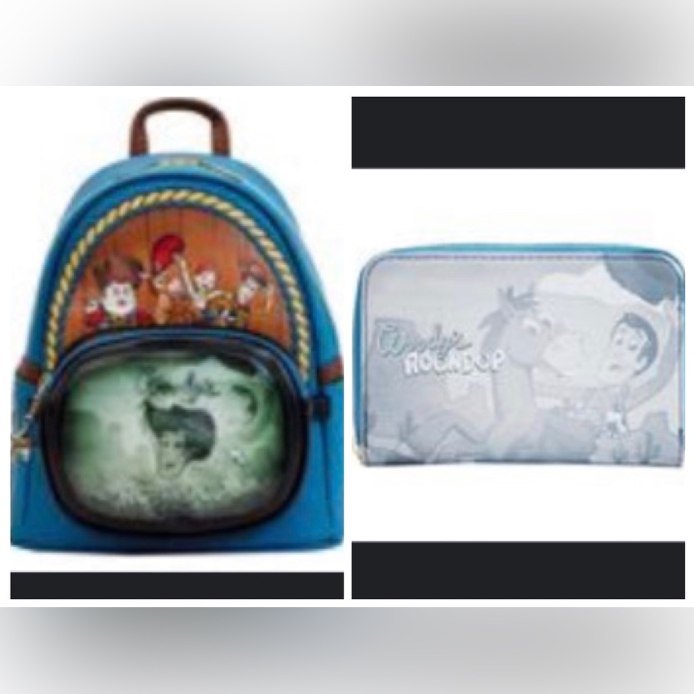 Loungefly
PIXAR Toy Story Woody's Round Up Lenticular Mini Backpack and Wallet